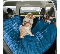 Kurgo Loft - Hamaca para Coche para Perros, Protección y Seguridad, Impermeable, 140 cm de Ancho, Compatible con la Mayoría de los Vehículos, Estilo Loft, Reversible, Azul/Naranja