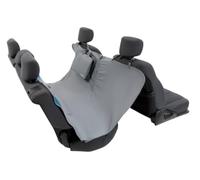 Kurgo Rover - Funda de Asiento de Coche para Perros, Tipo Hamaca, Impermeable, Protector de Asiento para Mascotas, 140 x 142 cm, Gris