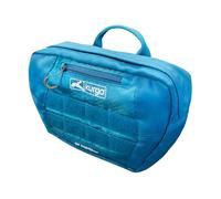 Kurgo RSG - Bolsa de Viaje para Perros - Alforja Compatible con el Arnés RSG y el Cinturón Multiusos Active, 2 Bolsillos con Cremallera - Azul