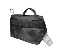 Kurgo RSG - Cantimplora para Perros, Bolsa de Agua Desmontable, Compatible con Arnés MOLLE, Accesorio para Perros Guía - 350 ml, Negro