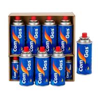 KURIL Pack 12 Cartuchos de Gas Butano COMGAS 250g - Repuesto para Cocinas Portátiles y Emergencias - Compatible con Modelos BS-102, BDZ155, GT-200 y BDZ-Q1000