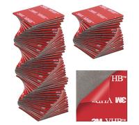 kurkip 80 Pcs Almohadillas Adhesivas Doble Cara Extra Fuerte, Cinta Doble Cara Extrafuerte, Pastille Adhesivo Doble Cara Impermeable Para Hogar, Oficina, Cuadrado, 30mm X 30 Mm
