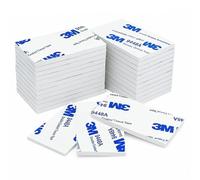 kurkip Cinta Doble Cara, 20 Piezas Cinta Doble Cara Extrafuerte Adecuado Para El Hogar, Coche, Objetos Fijos Cinta Doble Cara Espuma, RectáNgulo 30 * 50mm