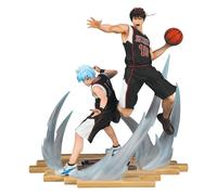 Plastoy Kuroko's Basket Estatuilla de colección Tetsuya Kuroko et Taiga Kagami camiseta Seirin negra - Edición limitada - 150 ejemplares - Resina - Escala 1/6-41 cm