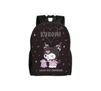 Kuromi and My Melody Kid School Backpack Bookbag Casual Daypack Travel Backpacks for Boys Girls-XTYD1248