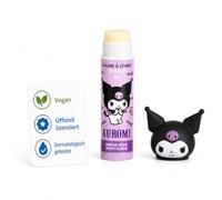 Kuromi - Bálsamo labial 4 g - Jelly Blush Stick para labios - Vegano y Dermatológicamente probado - Bálsamo labial hidratante para niños, adolescentes y adultos - sabor melocotón