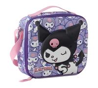 Kuromi Bolsa Térmica Porta Alimentos 3D EVA para Niños | Fiambrera Isotérmica Reutilizable | Bolsa Porta Comida para el Colegio | Bolsa de Almuerzo Ligera para Escuela, Viajes y Picnic