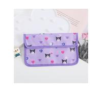 (Kuromi)Hello Kitty Kuromi Melodía Patrón Impermeable Máscara Recibo Almacenamiento Bolsa Cuadrada