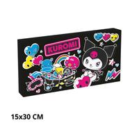 Kuromi lienzo iluminado de embalaje de 30 cm x 15 cm, con licencia ofi