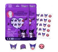 Kuromi Parches Granos 40 Parches - Pimple Patch Hidrocoloide Invisible - Parche Acne Cara - Pegatinas Granos Estrella - Tratamiento Anti Imperfecciones Acné Facial Día y Noche