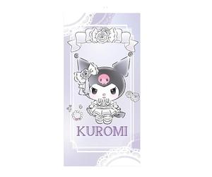 Kuromi Sanrio Toalla de Playa de Microfibra, 70 x 140 cm, Secado Rápido, Modelo SA-KU-52-47-026