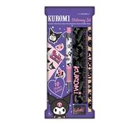 Blue Sky Designs - Set de papelería Kuromi - Pack de 6 (Rosa, Negro, Blanco) - Talla única