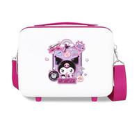 Kuromi Sweet Dream, Maleta Infantil Fabricada en ABS, un Material rígido y Ligero, Ruedas Dobles, Cierre de combinación Lateral, de Joumma Bags