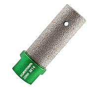 KURSTOL Broca de diamante para dedo - Diámetro 20 mmXM14 diamante dedo fresado bits para ampliar la forma de bisel redondo agujero existente de porcelana, cerámica dura, granito, mármol plano