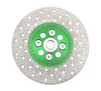 KURSTOL Disco de Diamante Granito - 115mm × M14 Doble Cara Disco Corte Rectificado Soldado al Vacío para Mármol Granito Cuarzo Piedra