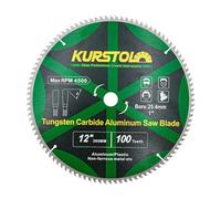 KURSTOL Hoja de Sierra Circular para Aluminio - 305 x 25,4 mm 100 dientes Disco Corte para Aluminio Metales No Nerrosos Plástico