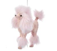 Kurt Adler - Adorno de caniche Rosa Peludo de 12,7 cm