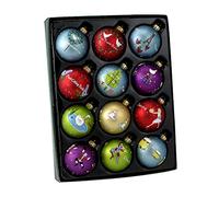 Kurt Adler - Adornos de Bolas de Navidad (65 mm, 12 Unidades)