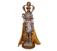 Kurt Adler - Cascanueces Hollywood Nutcrackers™ Plateado y Dorado de 20 Pulgadas