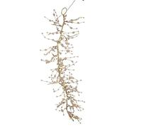 Kurt Adler - Guirnalda de vid LED blanca cálida y blanca clásica que funciona con pilas