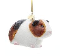 Kurt Adler NB1632 Noble Gems Guinea Pig Hanging Ornament, 4-Inch Height, Glass