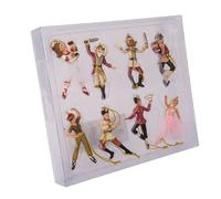 Kurt Adler W20229 Cascanueces de poliresina de 2,75"" (8 piezas)