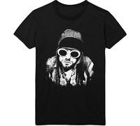 Kurt Cobain Nirvana Glasses Pose con licencia Camiseta hombre