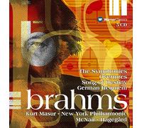 Kurt Masur & New York Philharmonic Orchestra - Brahms : Symphonies Nos 1 - 4, Overtures & Ein Deutsches Requiem