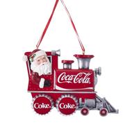 Kurt S. Adler Coca-Cola Santa Coca Cola - Adorno navideño en Caja de Regalo (Talla única, Rojo)
