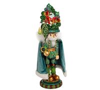 Kurt S. Adler HA0572 Cascanueces de Hollywood Five Golden Rings, Madera, Multicolor, 17.5in