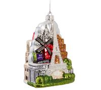 Kurt S. Adler Kurt Adler 5-Inch Glass Paris City Ornament Set of 1 R