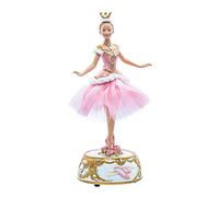 Kurt S. Adler Kurt Adler Figura de Bailarina, Resina, Rosa, 10 Pulgadas