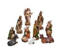 Kurt S. Adler Kurt Adler Nativity Set with 11 Figures, 6" Belén, Blanco