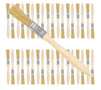 Kurtzy Brochas de Pintura 12,7 mm (Pack de 36) Set Pincel Madera Profesional para Pintura, Tintes, Barnices, Pegamentos y Bricolaje en el Hogar - Set de Brochas Pequeñas