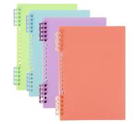 Kurtzy Set Cuaderno de Notas A5 de Colores (Pack de 4) - Libretas A5 en Espiral 60 Páginas / 120 Hojas Rayadas - Cuadernos A5 80 g/m² - Para Universidad - Blocs de Notas Oficina o Escuela