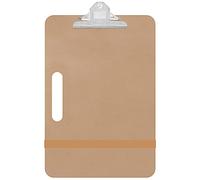 Kurtzy Tablero de Dibujo para Artistas 28 x 43 cm - Tablero Madera Portátil con Asa y Pinza Sujeta Papeles - Pintar, Bocetos y Dibujos - Estudio, Escuela, Salón de Clases y Oficinas