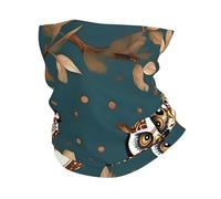 kurue Polaina deportiva multifuncional con diseño de búhos en ramas de árbol, para enfriar el hielo, máscara facial y más, accesorio esencial para el verano