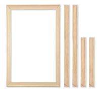 KURUMi Kit de marco DIY para Pintura por Números - Selección personalizada: bastidor de madera maciza (solo estructura interior) o marco tipo galería moderno (estructura interior + marco exterior)