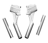 Kuryakyn 8146 Motorcycle Accent Accessory: Deluxe Neck Cover for 1995-2005 Harley-Davidson Touring Motorcycles, Chrome