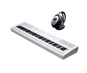 Kurzweil KAE1-WH Stage Piano Keyboard blanco 88 botones + auriculares keepdrum