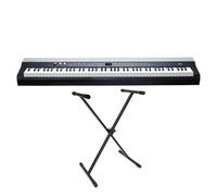 Kurzweil KAP1-LB - Teclado de piano profesional (88 teclas, con soporte Keepdrum), color negro