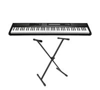 Kurzweil KAS1-LB Stage Piano Keyboard 88 llaves + Keepdrum Soporte para teclado Negro