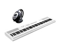 Kurzweil KAS1-WH Stage Piano Keyboard blanco 88 teclas con auriculares keepdrum