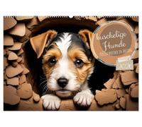 Kuschelige Hunde - kleine Herzensbrecher in Aktion (Wandkalender 2026 DIN A2 quer), CALVENDO Monatskalender: Jeden Monat ein niedliches Hundebild.