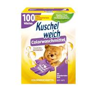 Kuschelweich Detergente de color en polvo - para 100 lavados de colores, respetuoso con la piel, sin microplásticos, vegano - 5 kg - Momento de la suerte