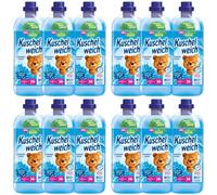 Kuschelweich Suavizante - 12 x 1 l para 38 lavados cada uno, suave - agradable para la piel, sin microplásticos - viento de verano