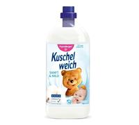 Kuschelweich Suavizante - 2 l para 76 lavados, suave y agradable al tacto, sin microplásticos, suave y suave