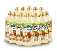 Kuschelweich Suavizante de Momento de la suerte, compatibilidad cutánea dermatológicamente probada, suavizante Kuschelweich sin microplástico, práctico stock 12 x 1 litro por 38 lavados