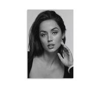KUSDPKAJC Ana De Armas Actor Póster Pintura Decorativa Lienzo Arte Mural Salón Póster Dormitorio Pintura, Arte de Pared Impresión de Imagen Moderna Decoración de Habitación Familiar 20 x 30 Pulgadas