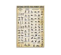 KUSDPKAJC Ashtanga Vinyasa Yoga Primary Series Póster Pintura Decorativa Lienzo Arte de Pared Salón Póster Dormitorio Pintura, Arte de Pared Impresión de Imagen Moderna Decoración de Habitación
